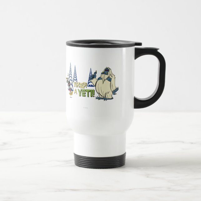 Yodelberg Mickey | Yikes - a Yeti! Travel Mug (Right)