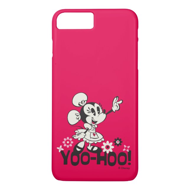 Yodelberg Minnie | Black and White Wave Case-Mate iPhone Case (Back)