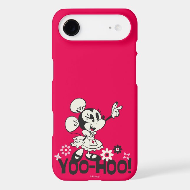 Yodelberg Minnie | Black and White Wave Case-Mate iPhone Case (Back)