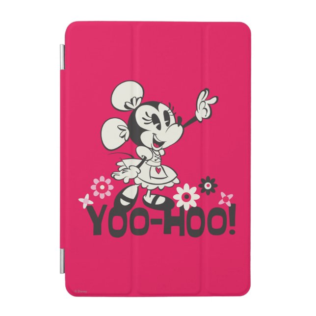 Yodelberg Minnie | Black and White Wave iPad Mini Cover (Front)
