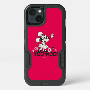 Yodelberg Minnie   Black and White Wave iPhone 13 Case