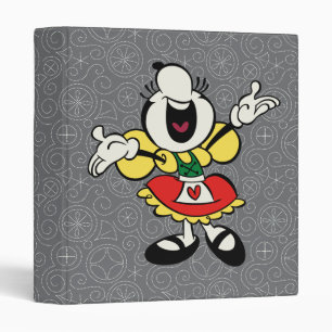 Yodelberg Minnie Singing with Arms Up Binder