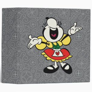 Yodelberg Minnie   Singing with Arms Up Binder