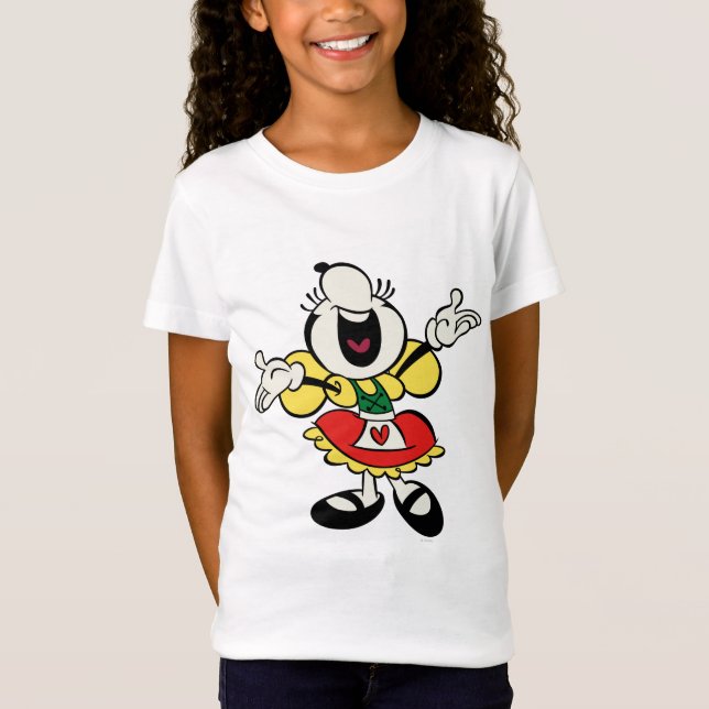 Yodelberg Minnie | Singing with Arms Up T-Shirt (Front)