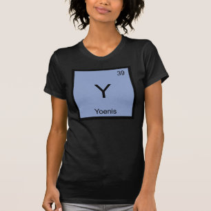 Yoenis Name Chemistry Element Periodic Table T-Shirt