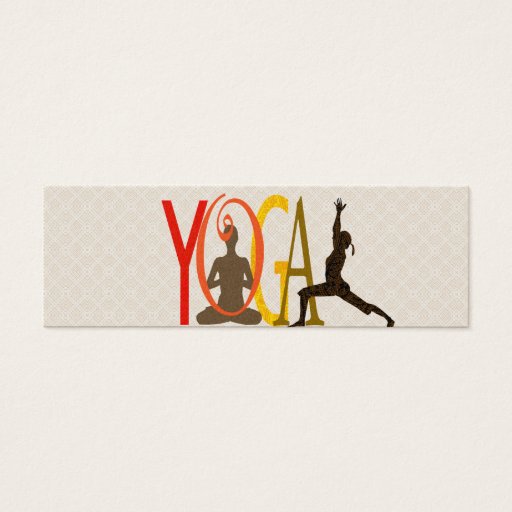 Customizable Yoga Business Card