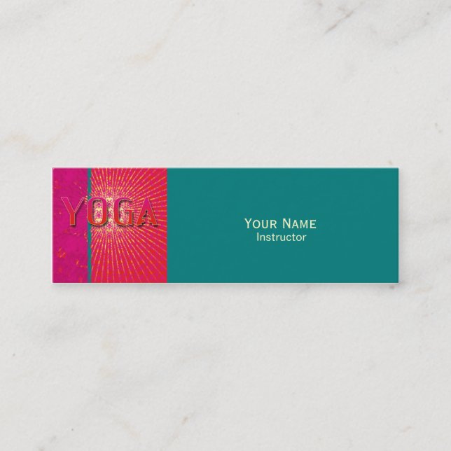 Yoga 1 - Business, Profile Card (Front)