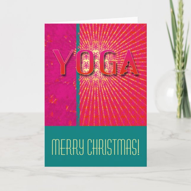 Yoga 1 - Card, Greeting, Blank, Season Holiday Card (Front)