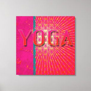 Yoga 1 - Wrapped Canvas Print