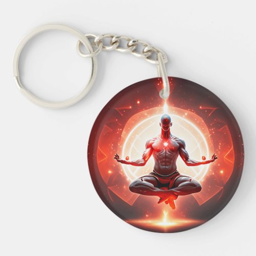 Yoga Acrylic Keychain