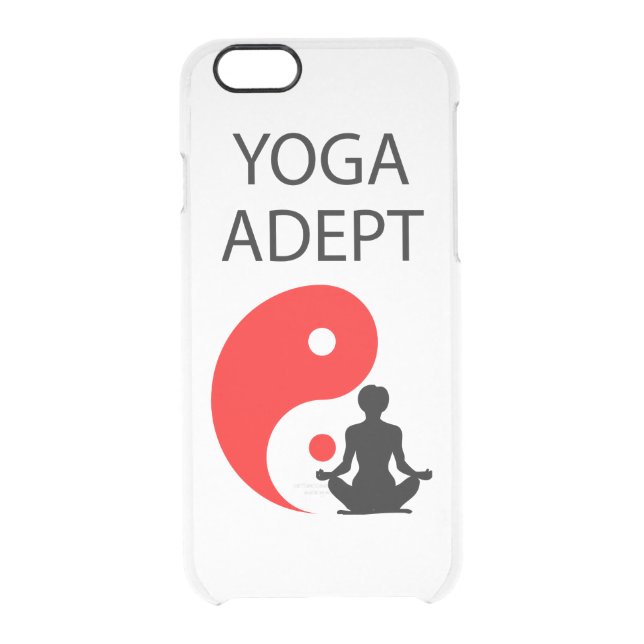 Yoga adept uncommon iPhone case (Back)
