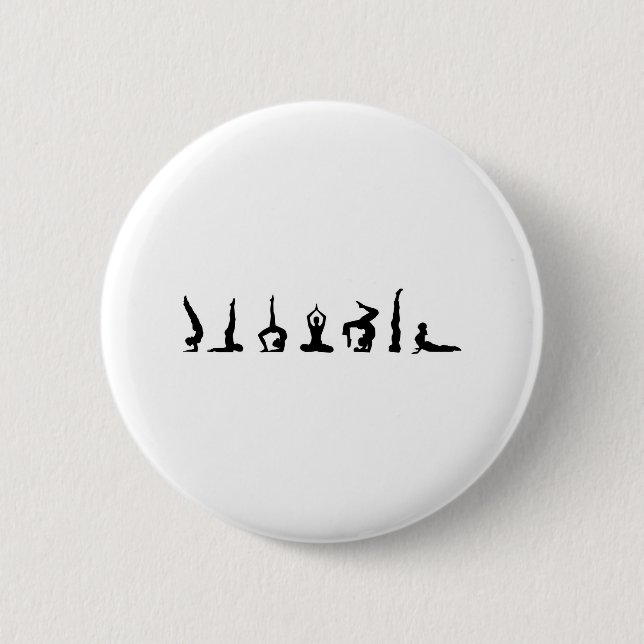 yoga_all pinback button (Front)