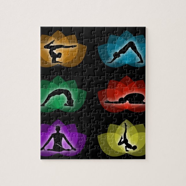 yoga and meditation jigsaw puzzle (Vertical)
