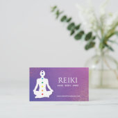 Yoga and Reiki Business Cards (Standing Front)