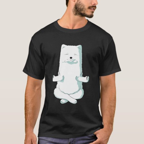 Yoga Arctic Fox T_Shirt