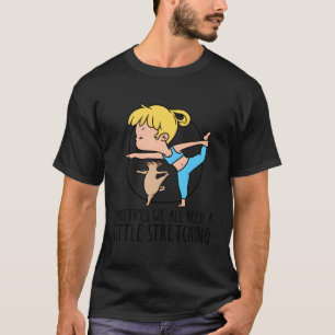 Yoga Asana Pose Meditation Dog Mom T-Shirt