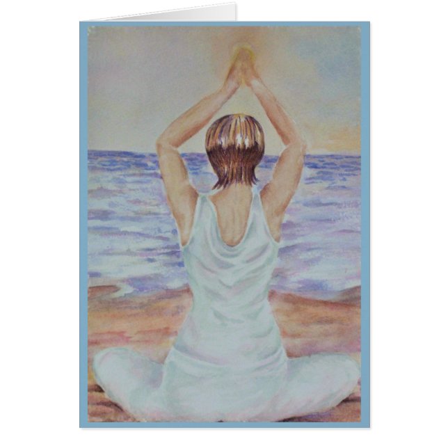 YOGA AT THE BEACH CARDS (Front)