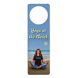 Yoga at the Beach Door Hanger