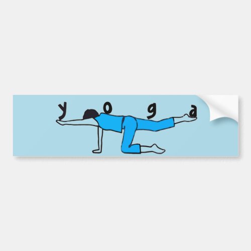 Yoga Balance _ Yoga Bumper Stickers