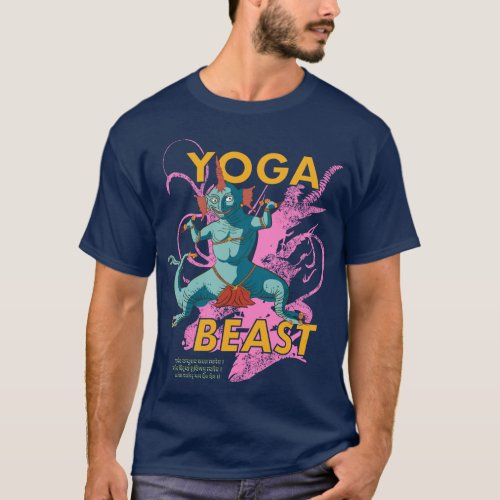 Yoga Beast 2 double_sided T_Shirt