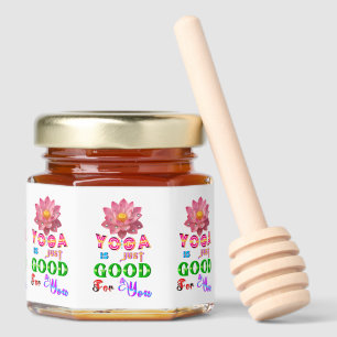 Yoga Beecombs Is Just Good For You Honey Jar Favors