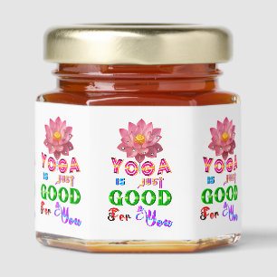 Yoga Beecombs Is Just Good For You Honey Jar Favors