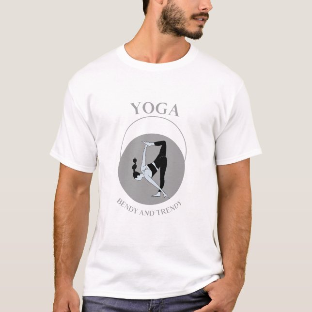 Yoga Bendy And Trendy T-Shirt (Front)