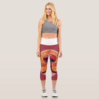 "Yoga Bliss: Your Path to Inner Peace and Wellness Capri Leggings