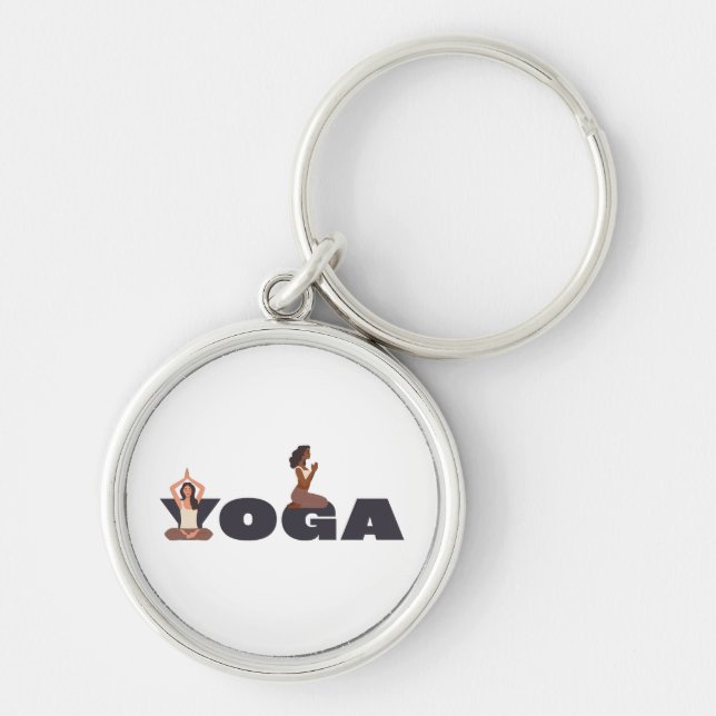 Yoga Boho Keychain (Front)