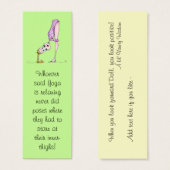 Yoga Bookmark (Front & Back)