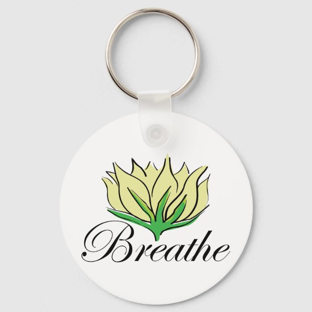 Yoga Breathe Keychain (Front)