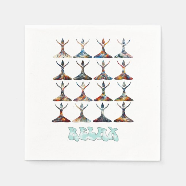 Yoga Buddies Napkins (Front)