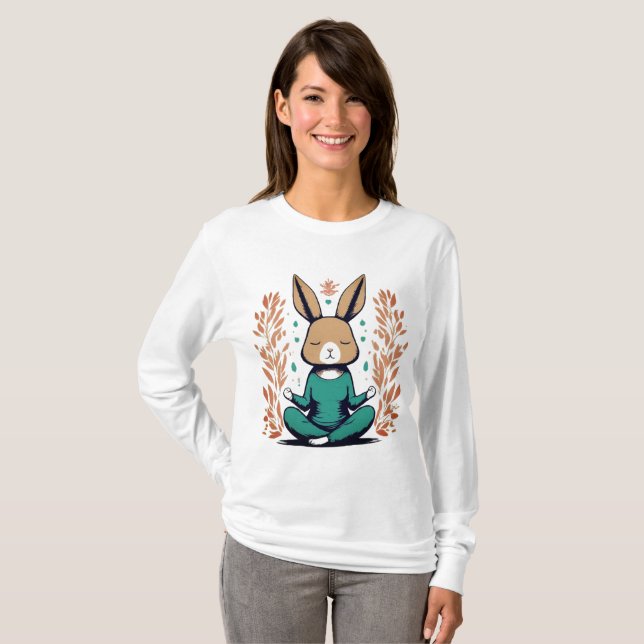 Yoga Bunny T-Shirt (Front Full)