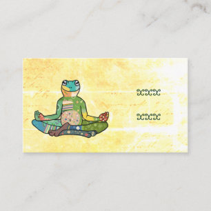 yoga business card
