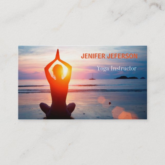 Yoga Business Card (Front)