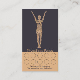 Yoga Business Card 10 Class Pass