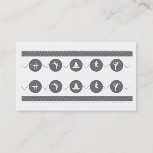 Customizable Yoga Business Card 10 Class Pass