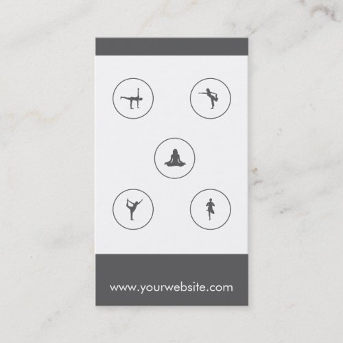 Yoga Business Card 5 Class Pass