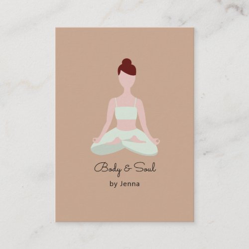  Yoga Business Card Visitenkarte