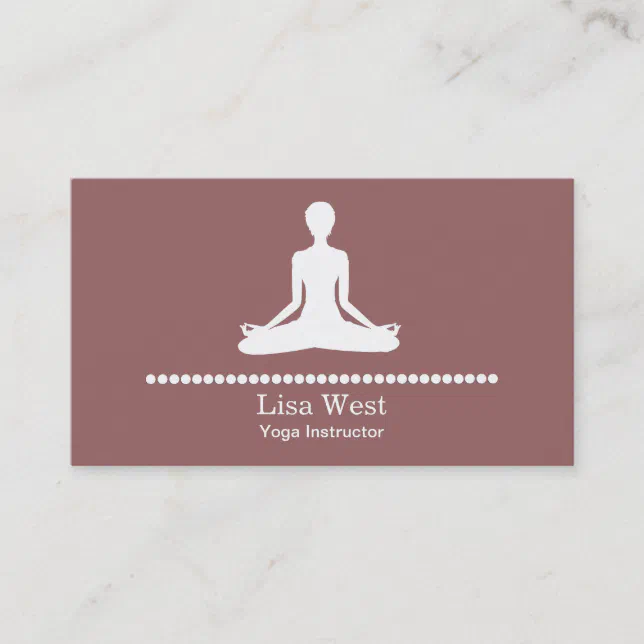 Yoga Business Cards | Zazzle