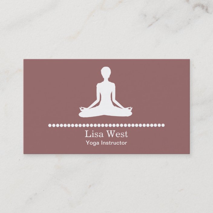Yoga Business Cards Zazzle