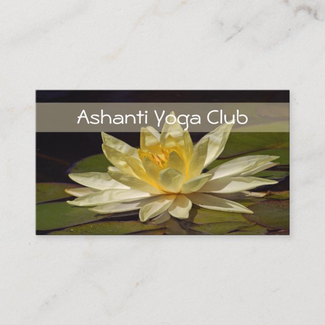 Yoga Business Cards (Front)