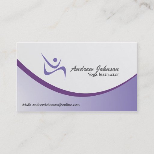 Customizable Yoga - Business Cards