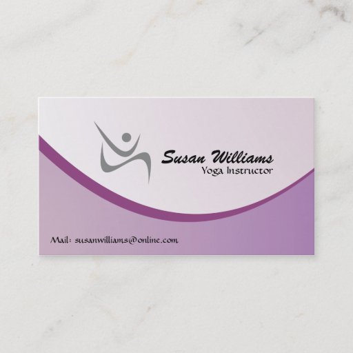 Customizable Yoga - Business Cards
