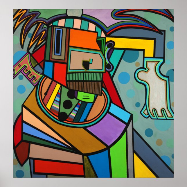 "Yoga" by Ruchell Alexander Poster (Front)