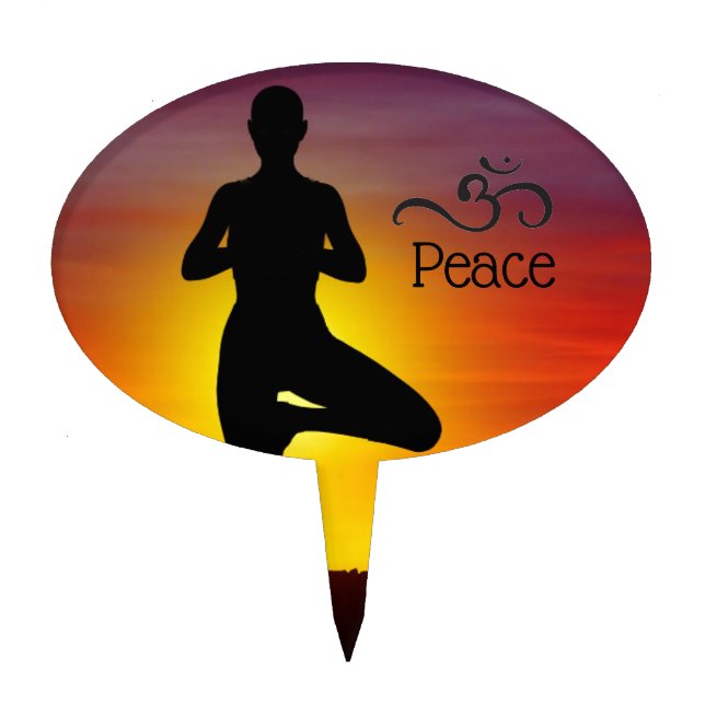 Yoga Cake Topper (Front)