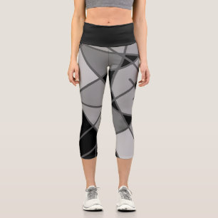 Yoga Capris Asymmetrical Design by Joya Eve