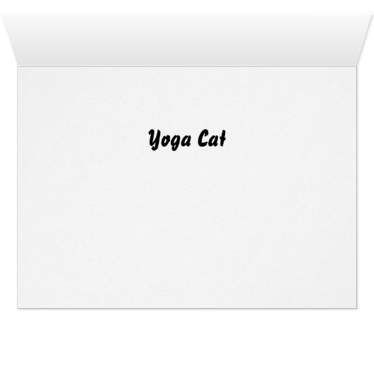 Yoga Cat (Inside Horizontal (Bottom))