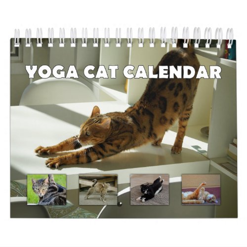 Yoga Cat Calendar