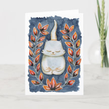 Yoga Cat Greeting Card
